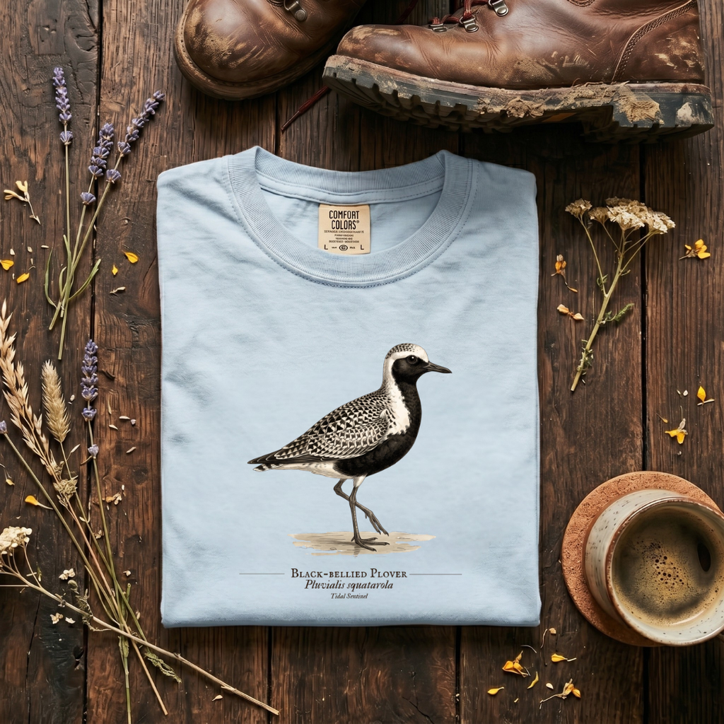 Black-bellied Plover - The Tidal Sentinel T-Shirt