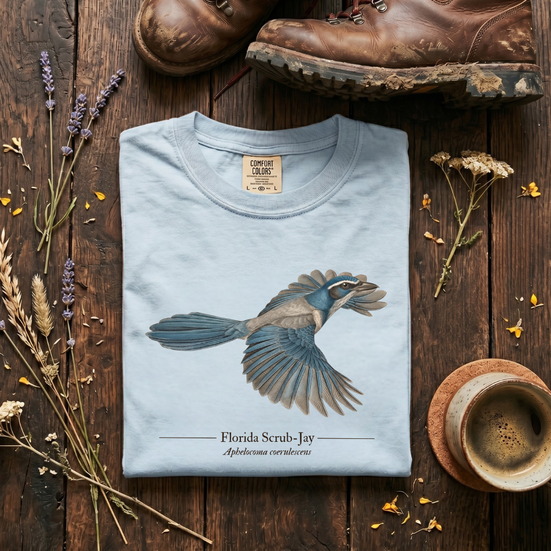 Florida Scrub-Jay - Aphelocoma coerulescens T-Shirt