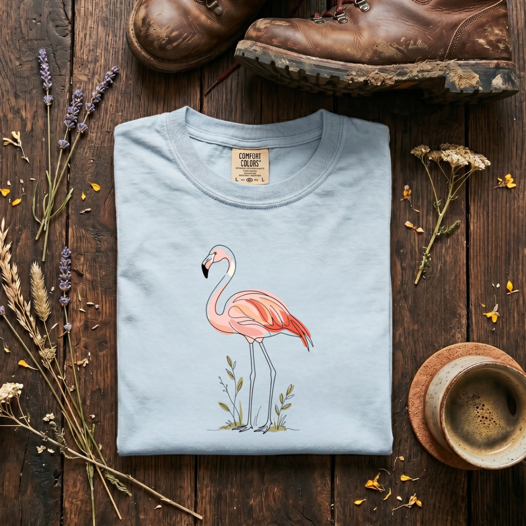 American Flamingo - Modern Line T-Shirt