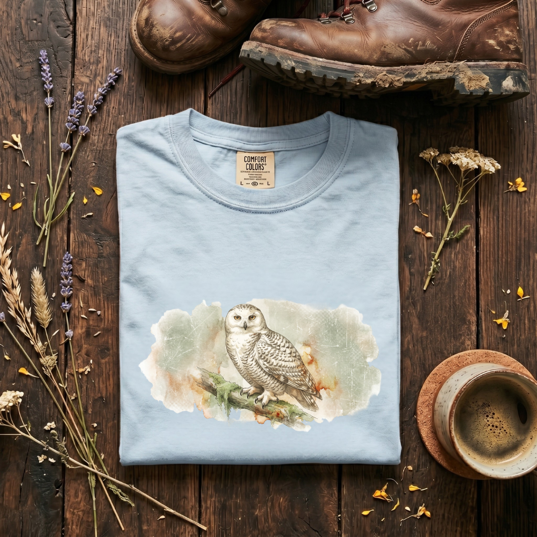 Snowy Owl - The Tundra Silence T-Shirt