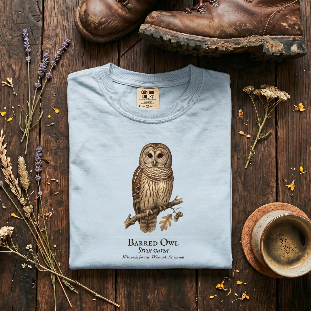 Barred Owl - Who Cooks for You T-Shirt