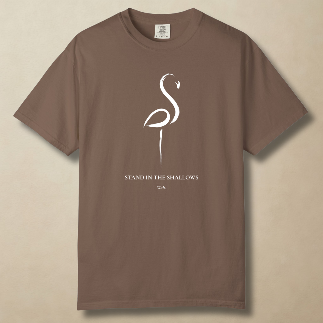 Stand in the Shallows - Flamingo T-Shirt