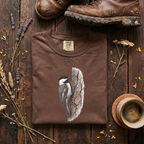 Black-capped Chickadee - The Vertical Axis T-Shirt