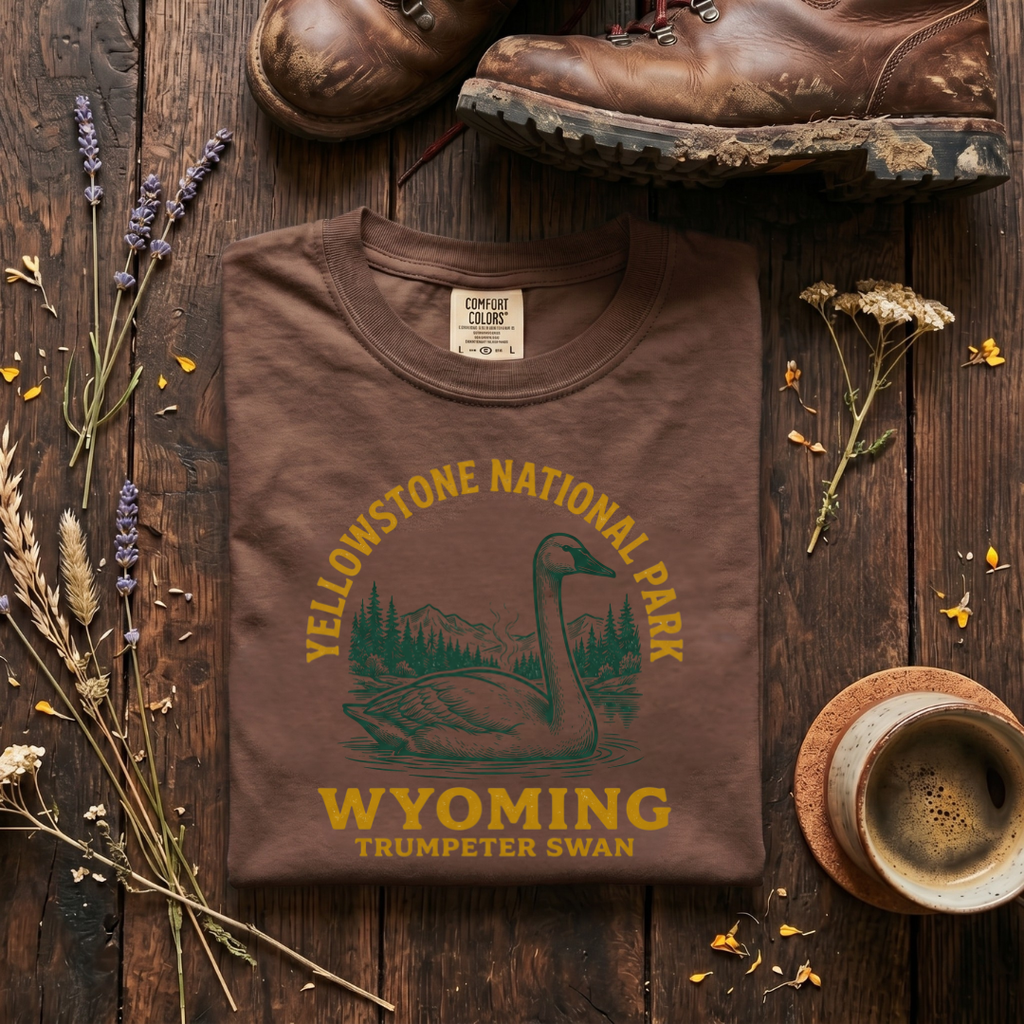 Trumpeter Swan - Yellowstone National Park T-Shirt