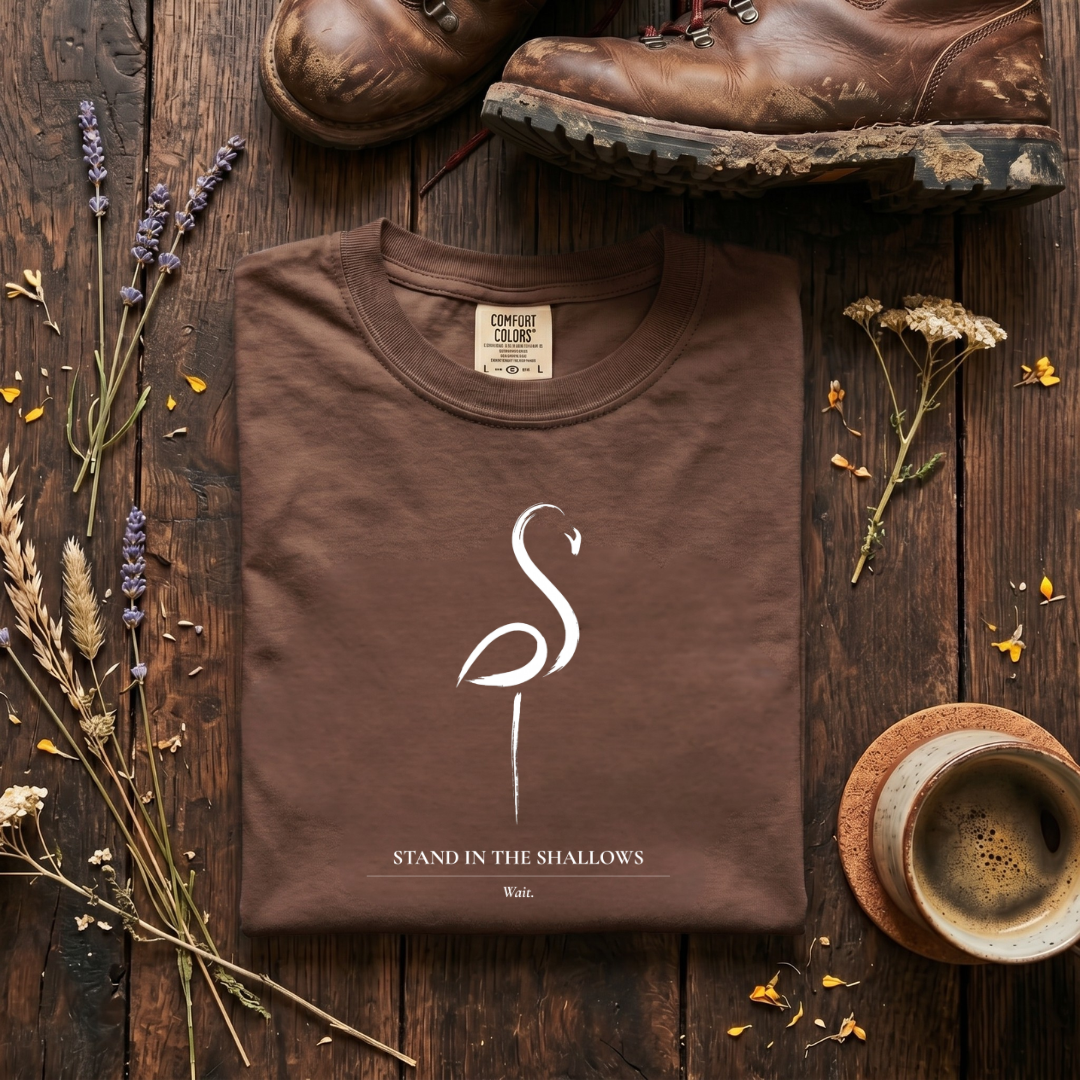 Stand in the Shallows - Flamingo T-Shirt