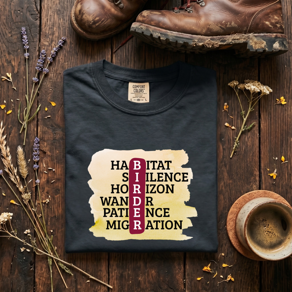 The Birder’s Manifesto - Watercolor T-Shirt