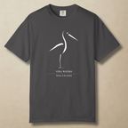 Still Waters - Minimalist Heron T-Shirt