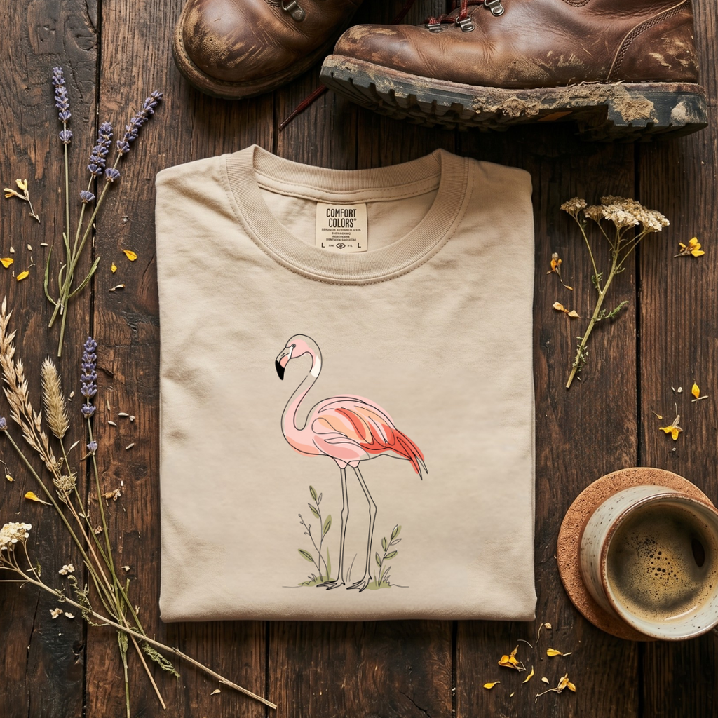 American Flamingo - Modern Line T-Shirt