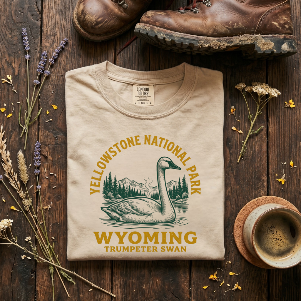 Trumpeter Swan - Yellowstone National Park T-Shirt