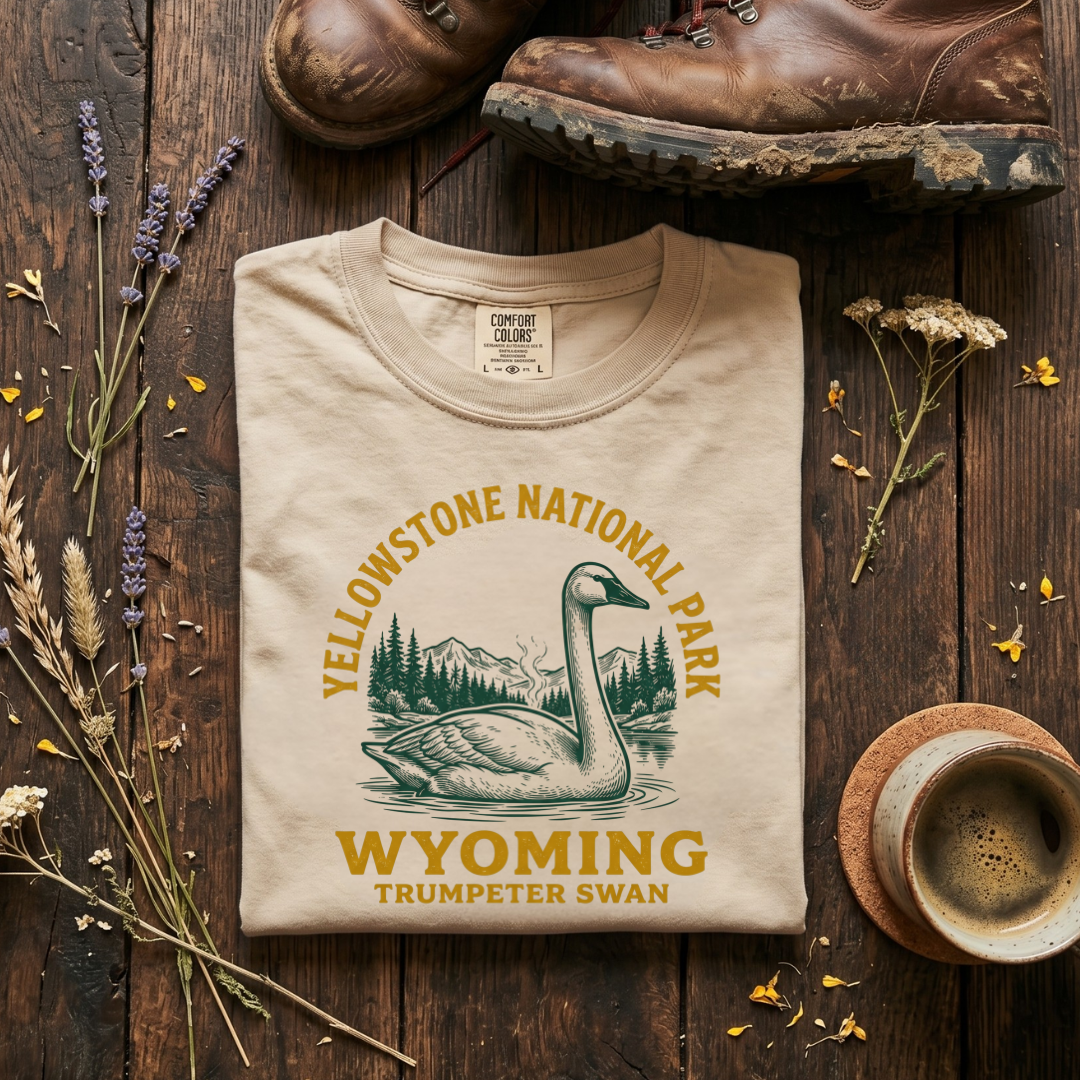 Trumpeter Swan - Yellowstone National Park T-Shirt