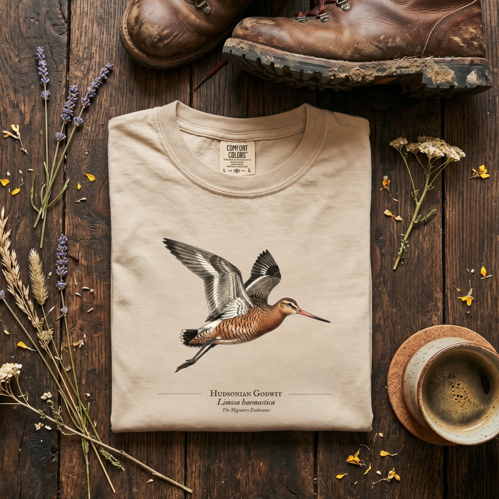 Hudsonian Godwit - The Migratory Endurance T-Shirt