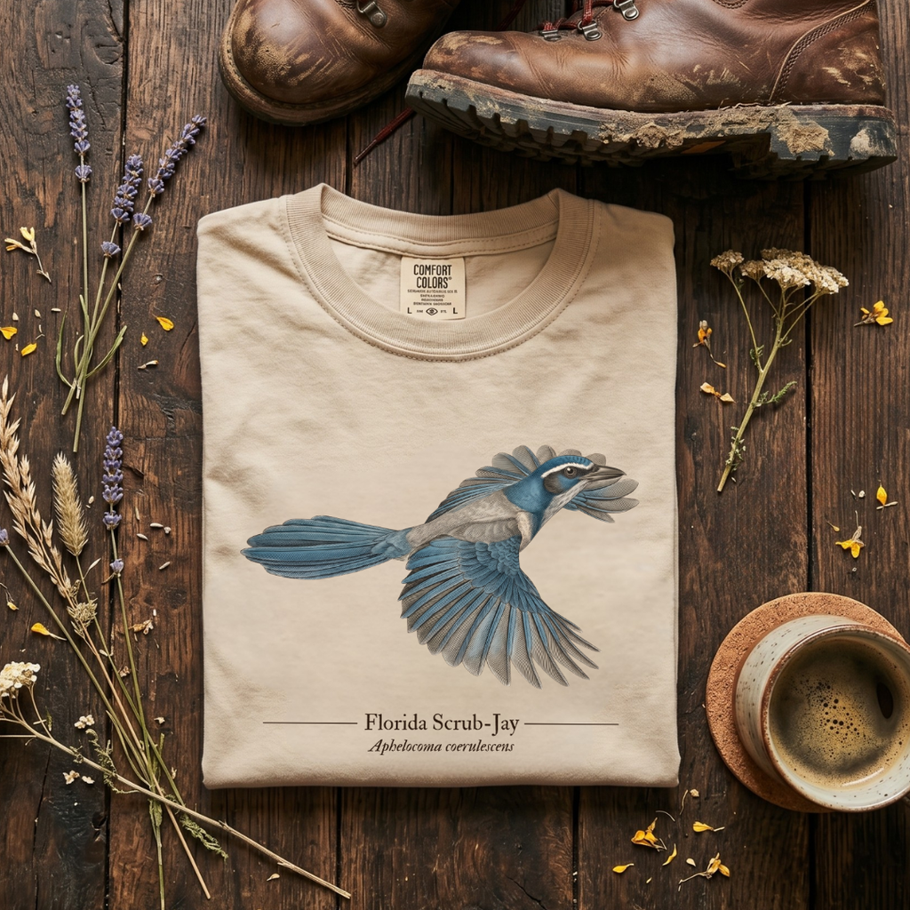 Florida Scrub-Jay - Aphelocoma coerulescens T-Shirt