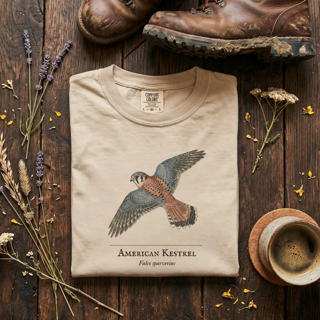 American Kestrel - The Hovering Jewel T-Shirt