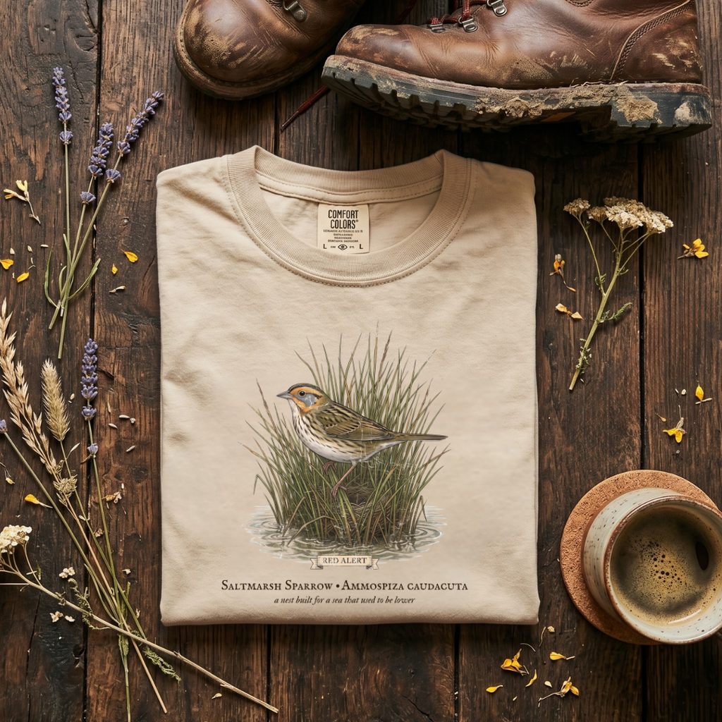 Saltmarsh Sparrow - Ammospiza caudacuta T-Shirt
