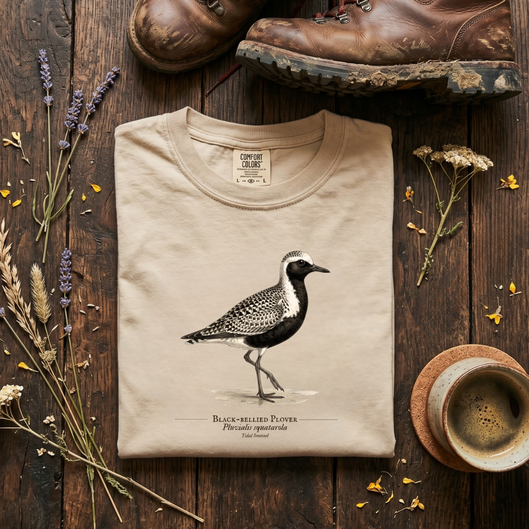 Black-bellied Plover - The Tidal Sentinel T-Shirt