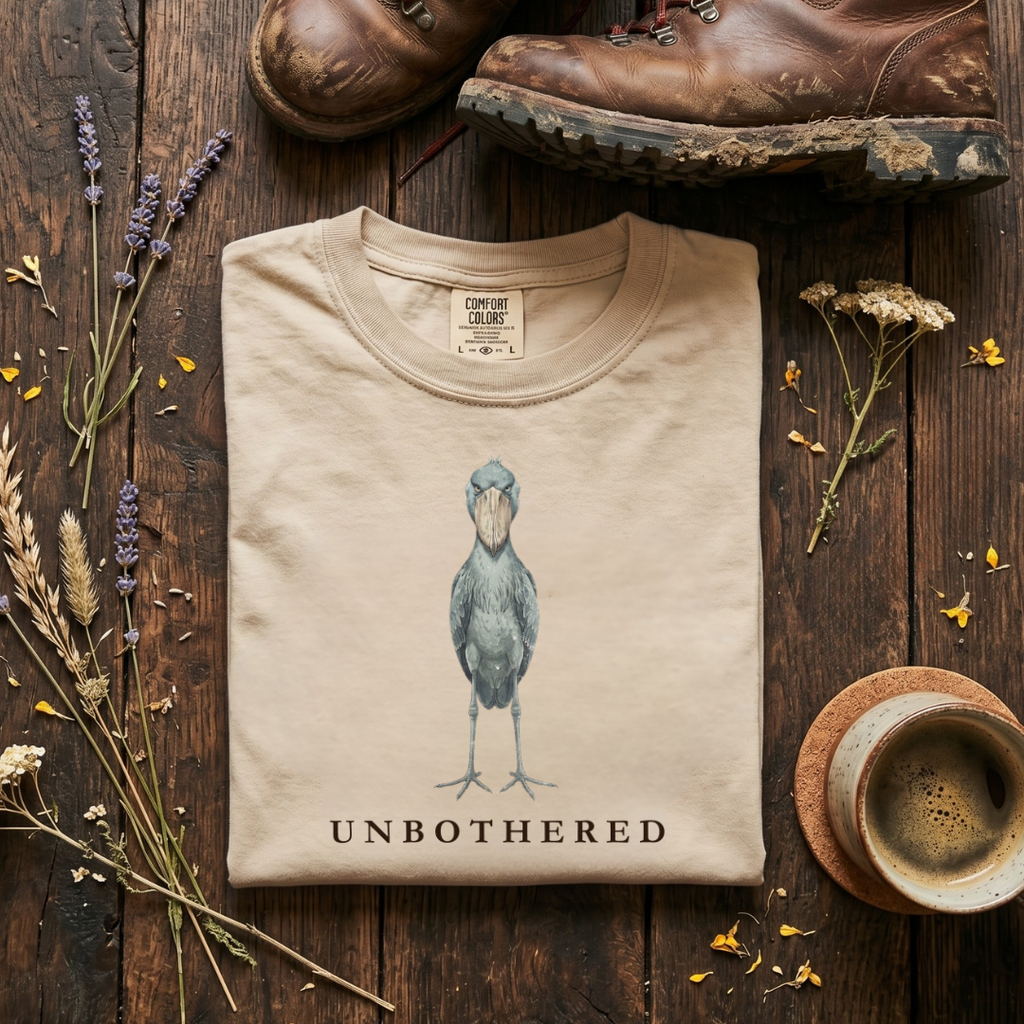 Shoebill - Unbothered T-Shirt