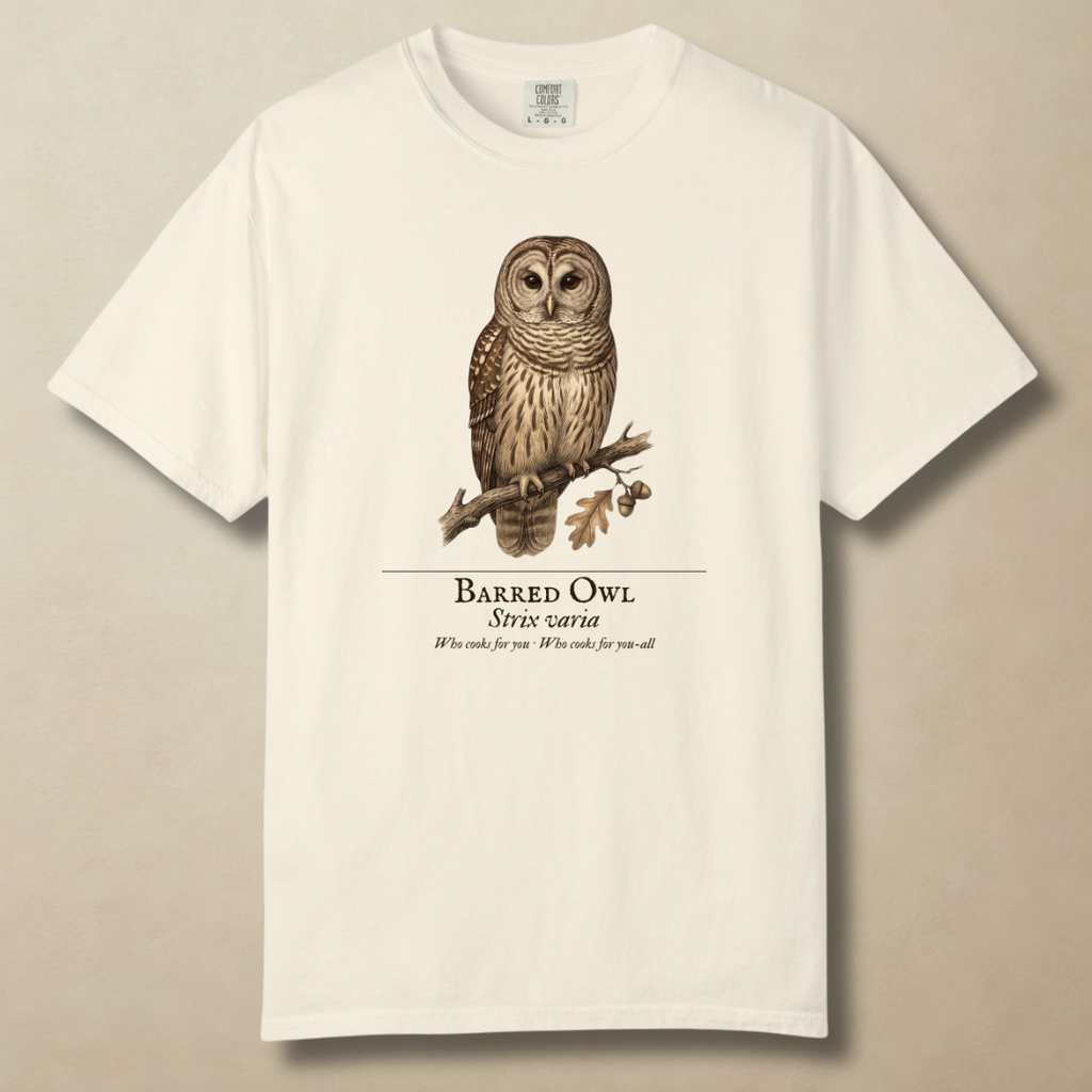 Barred Owl - Who Cooks for You T-Shirt