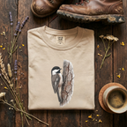 Black-capped Chickadee - The Vertical Axis T-Shirt