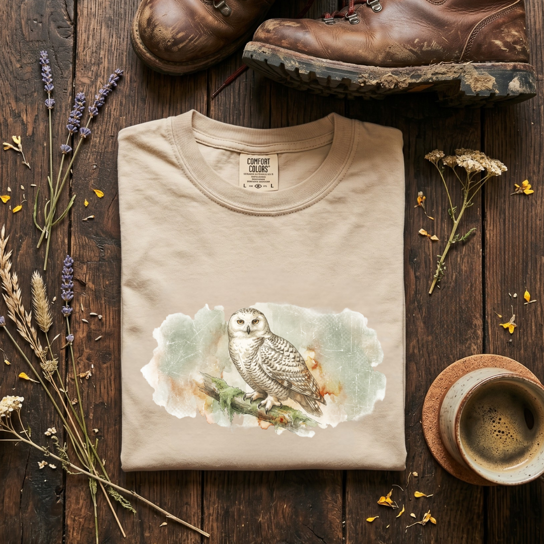 Snowy Owl - The Tundra Silence T-Shirt