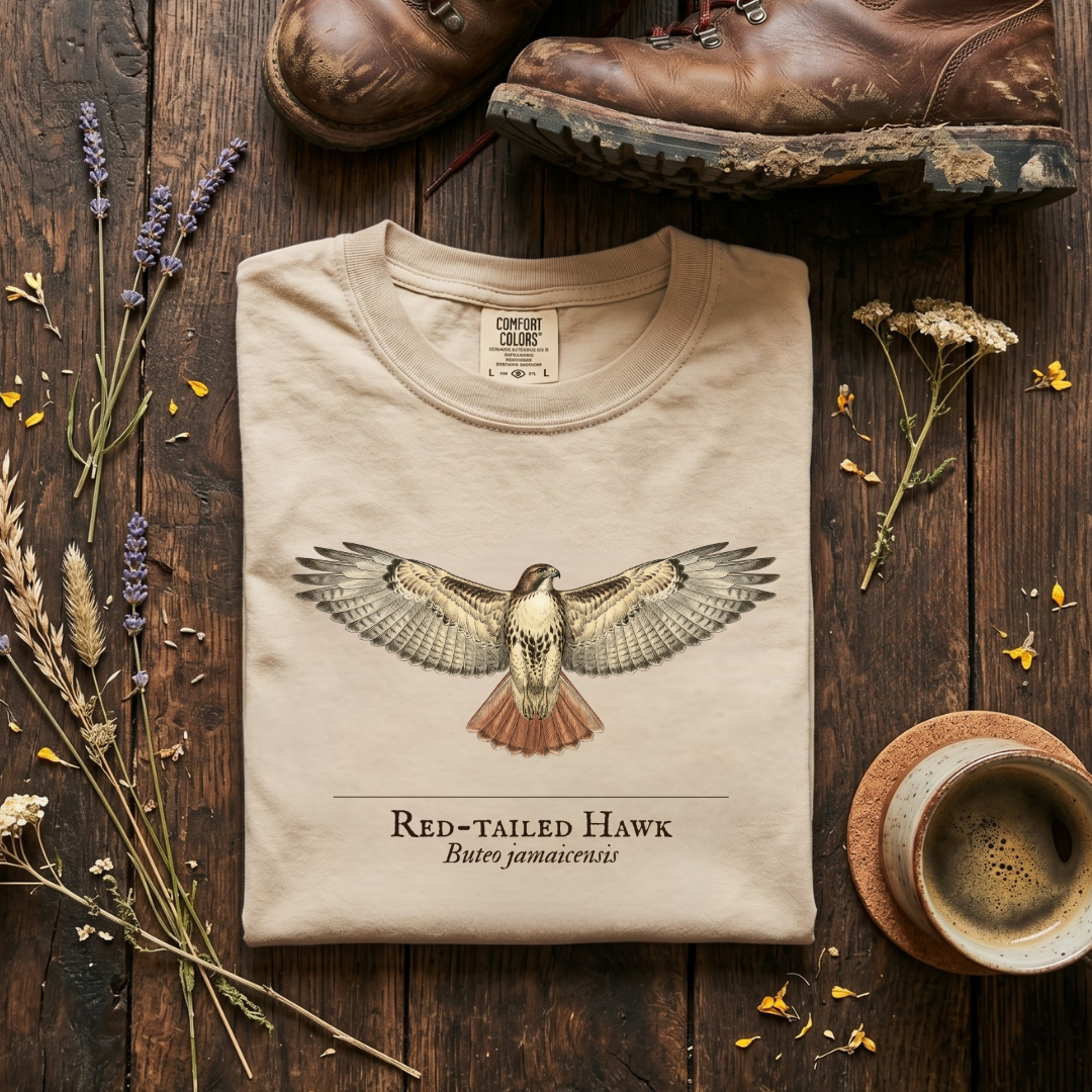 Red-tailed Hawk - Ruler of the Open Sky T-Shirt