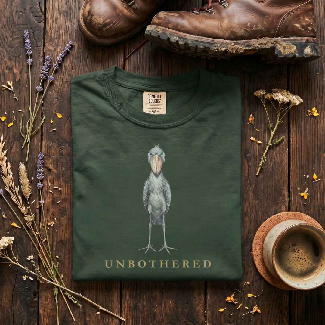 Shoebill - Unbothered T-Shirt