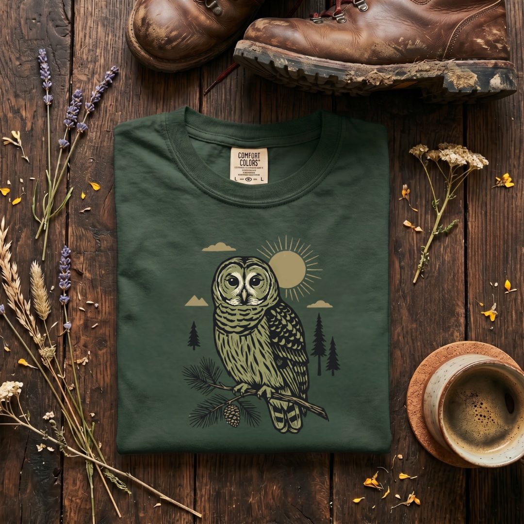 Barred Owl - Deep Forest T-Shirt