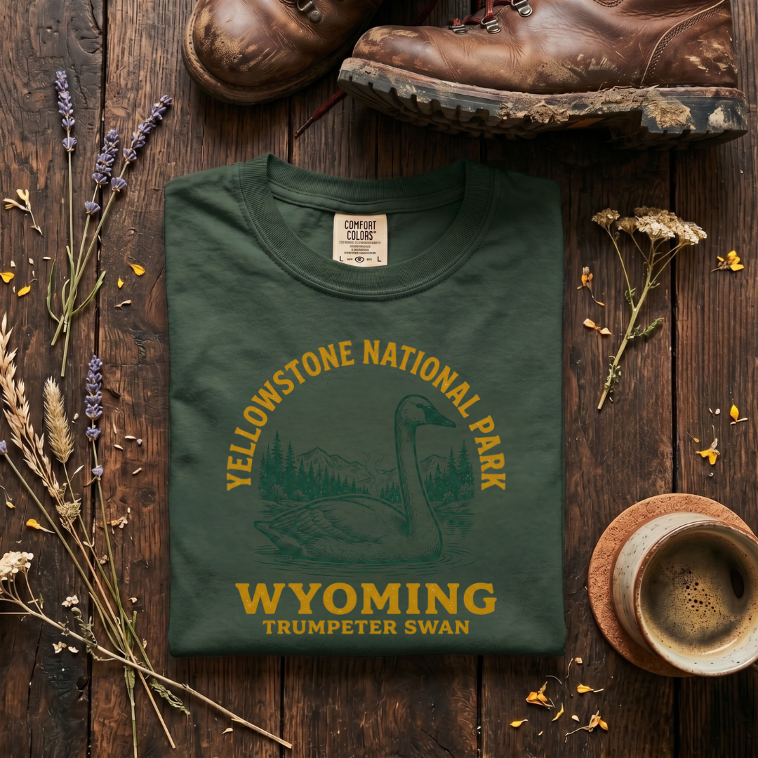 Trumpeter Swan - Yellowstone National Park T-Shirt