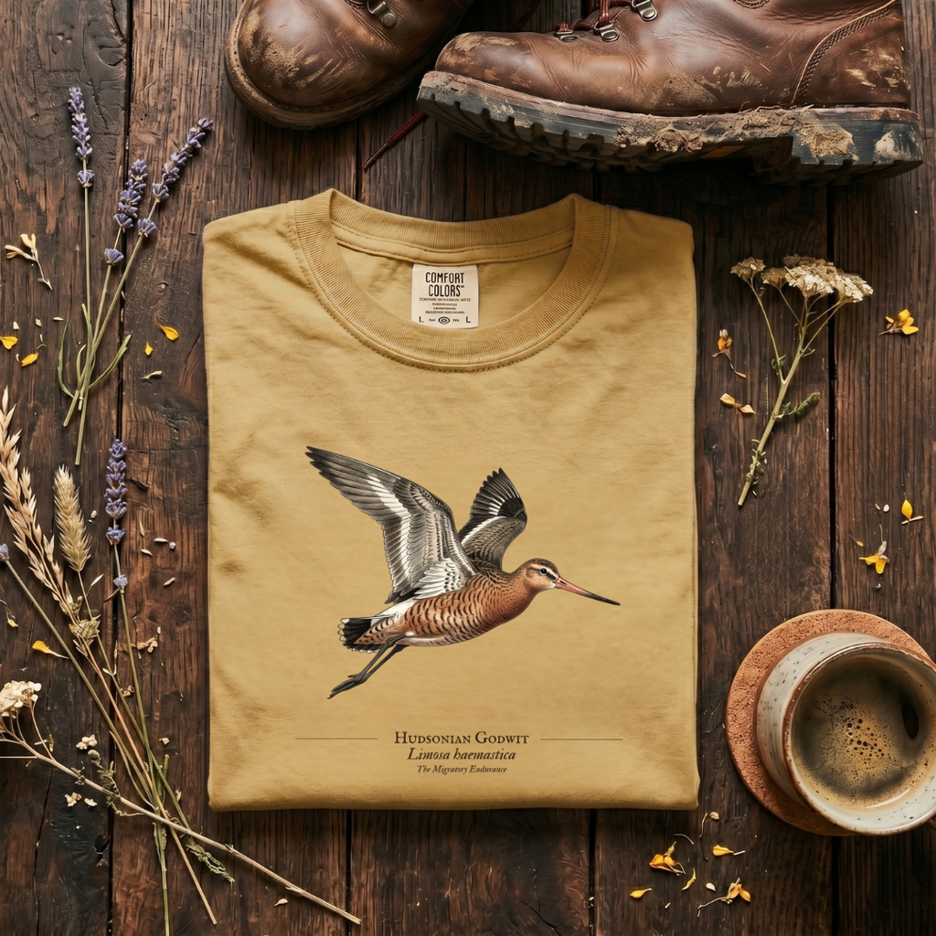 Hudsonian Godwit - The Migratory Endurance T-Shirt