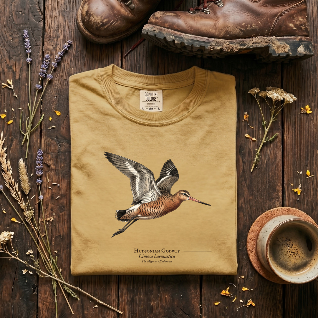 Hudsonian Godwit - The Migratory Endurance T-Shirt
