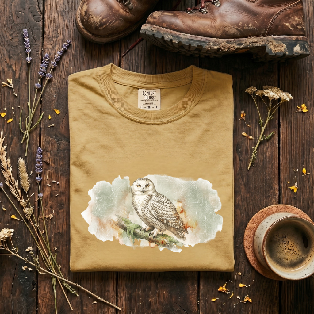 Snowy Owl - The Tundra Silence T-Shirt