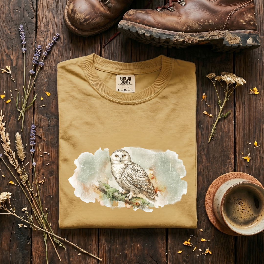 Snowy Owl - The Tundra Silence T-Shirt