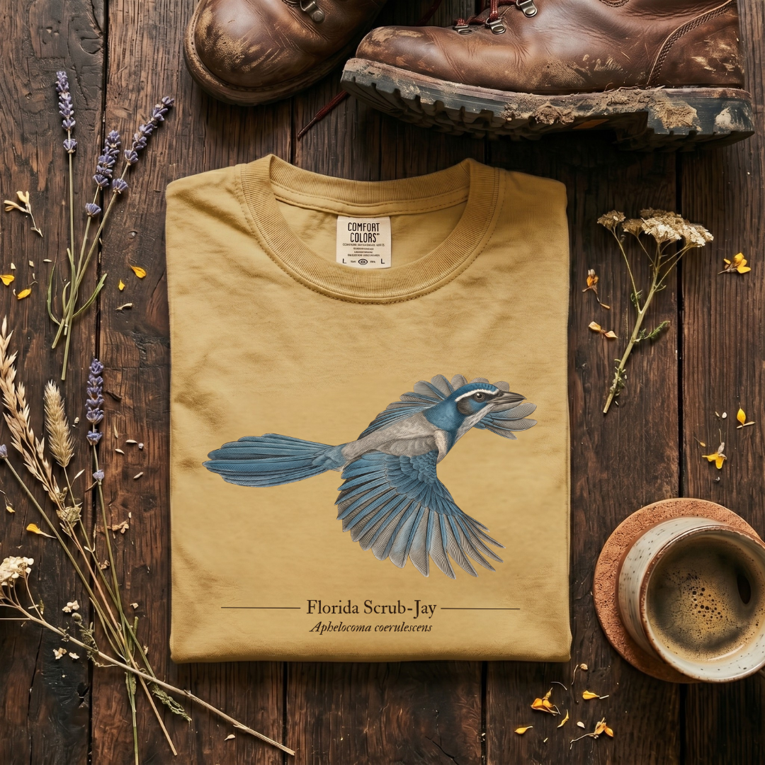 Florida Scrub-Jay - Aphelocoma coerulescens T-Shirt