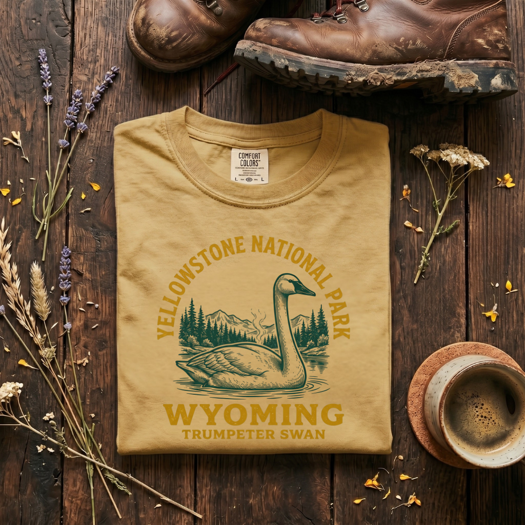 Trumpeter Swan - Yellowstone National Park T-Shirt