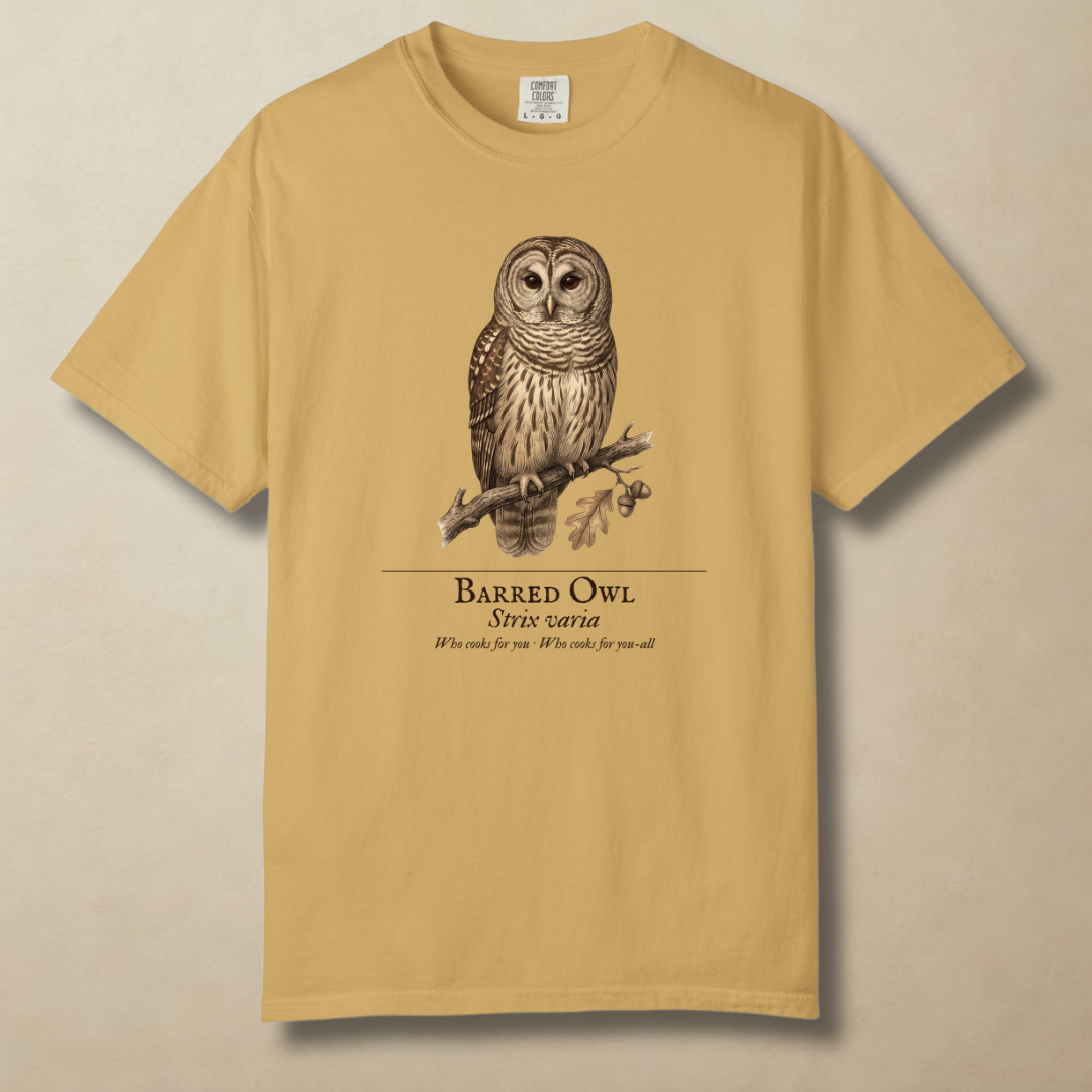 Barred Owl - Who Cooks for You T-Shirt