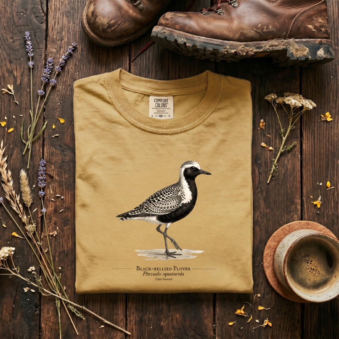 Black-bellied Plover - The Tidal Sentinel T-Shirt