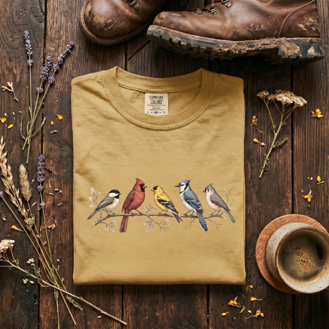 Backyard Regulars - Field Guide Row T-Shirt