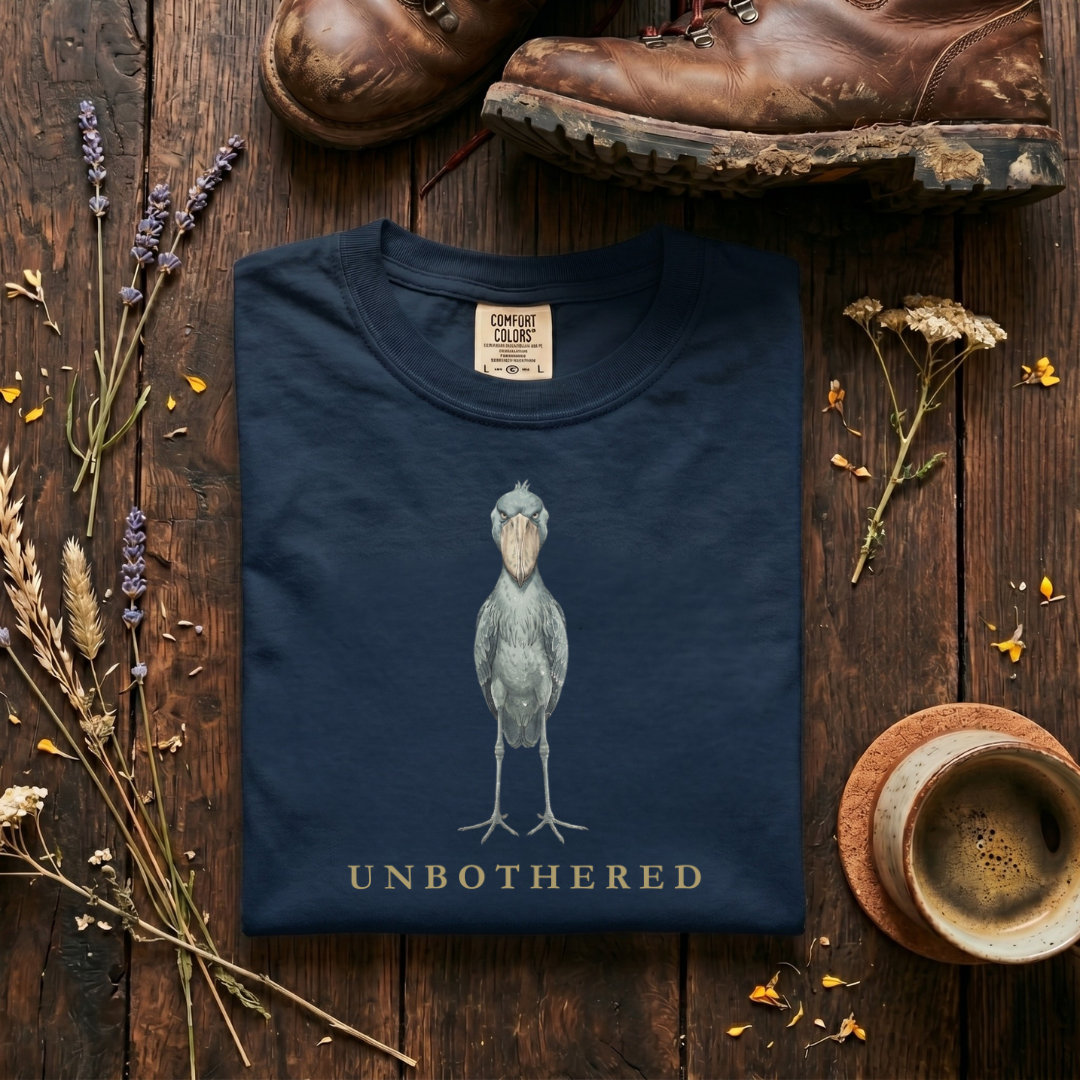 Shoebill - Unbothered T-Shirt