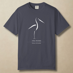 Still Waters - Minimalist Heron T-Shirt