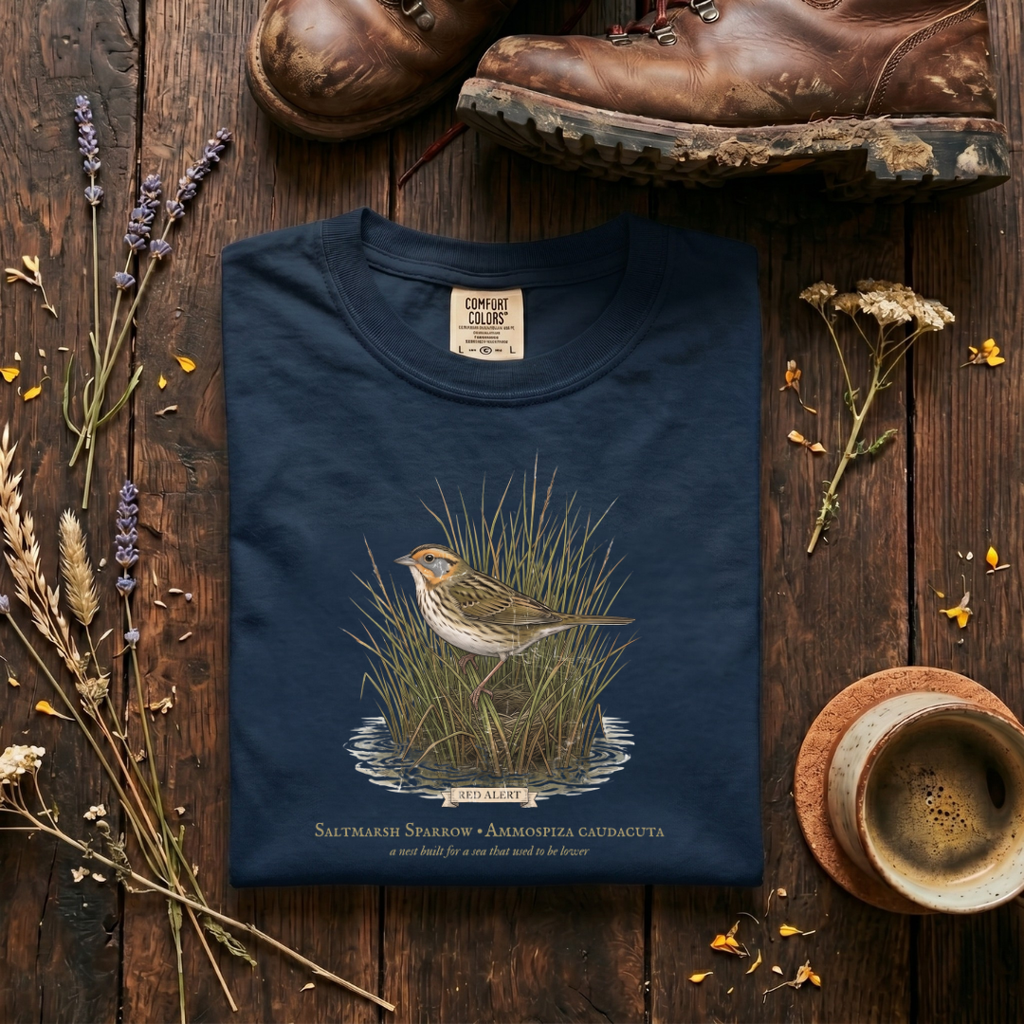 Saltmarsh Sparrow - Ammospiza caudacuta T-Shirt