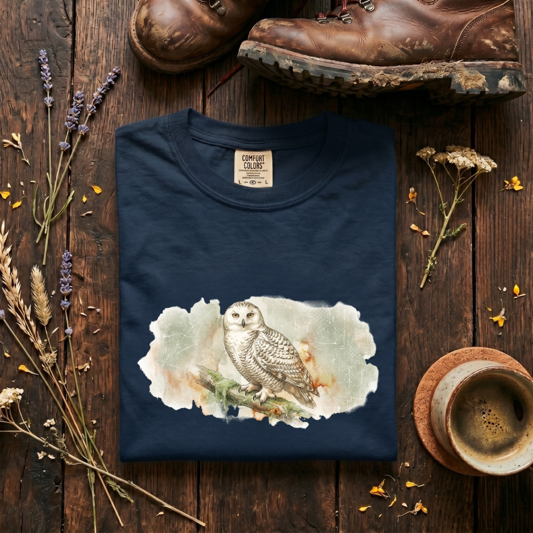 Snowy Owl - The Tundra Silence T-Shirt