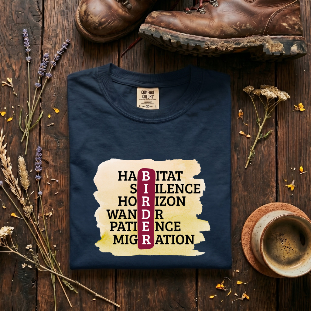 The Birder’s Manifesto - Watercolor T-Shirt