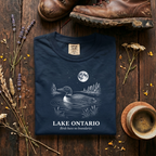Common Loon - Lake Ontario Night T-Shirt