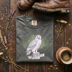 Snowy Owl - Pencil Sketches T-Shirt