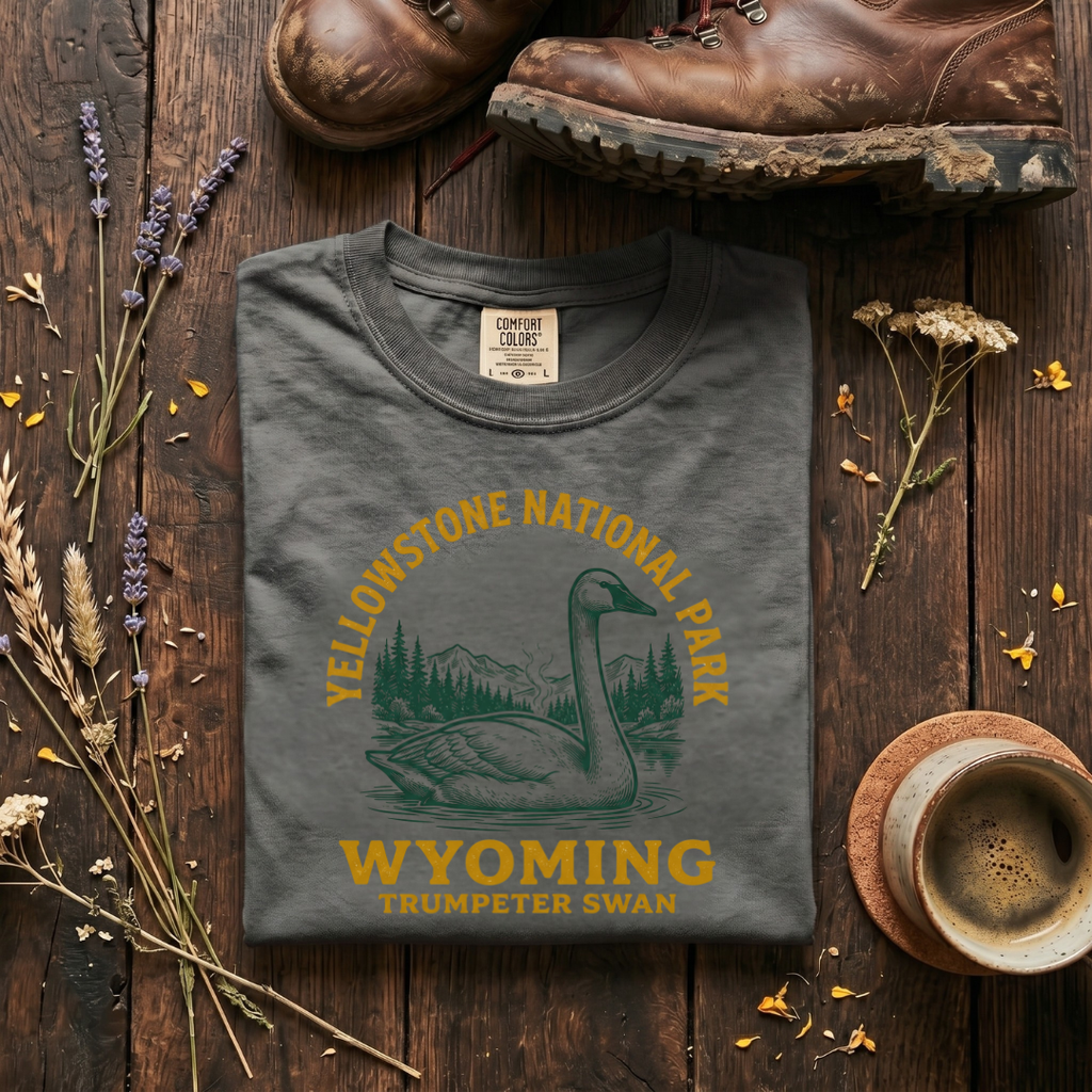 Trumpeter Swan - Yellowstone National Park T-Shirt