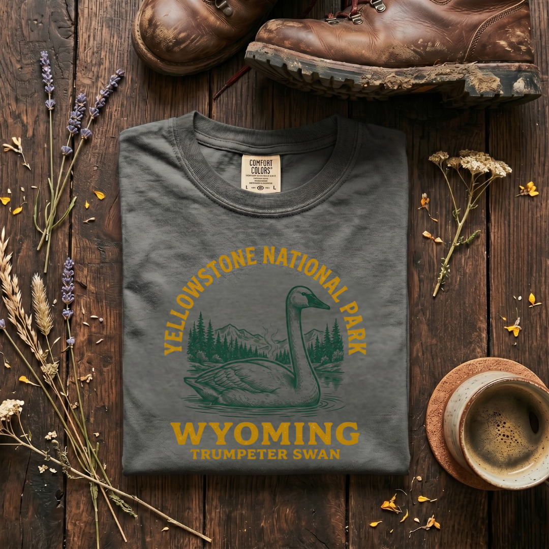 Trumpeter Swan - Yellowstone National Park T-Shirt