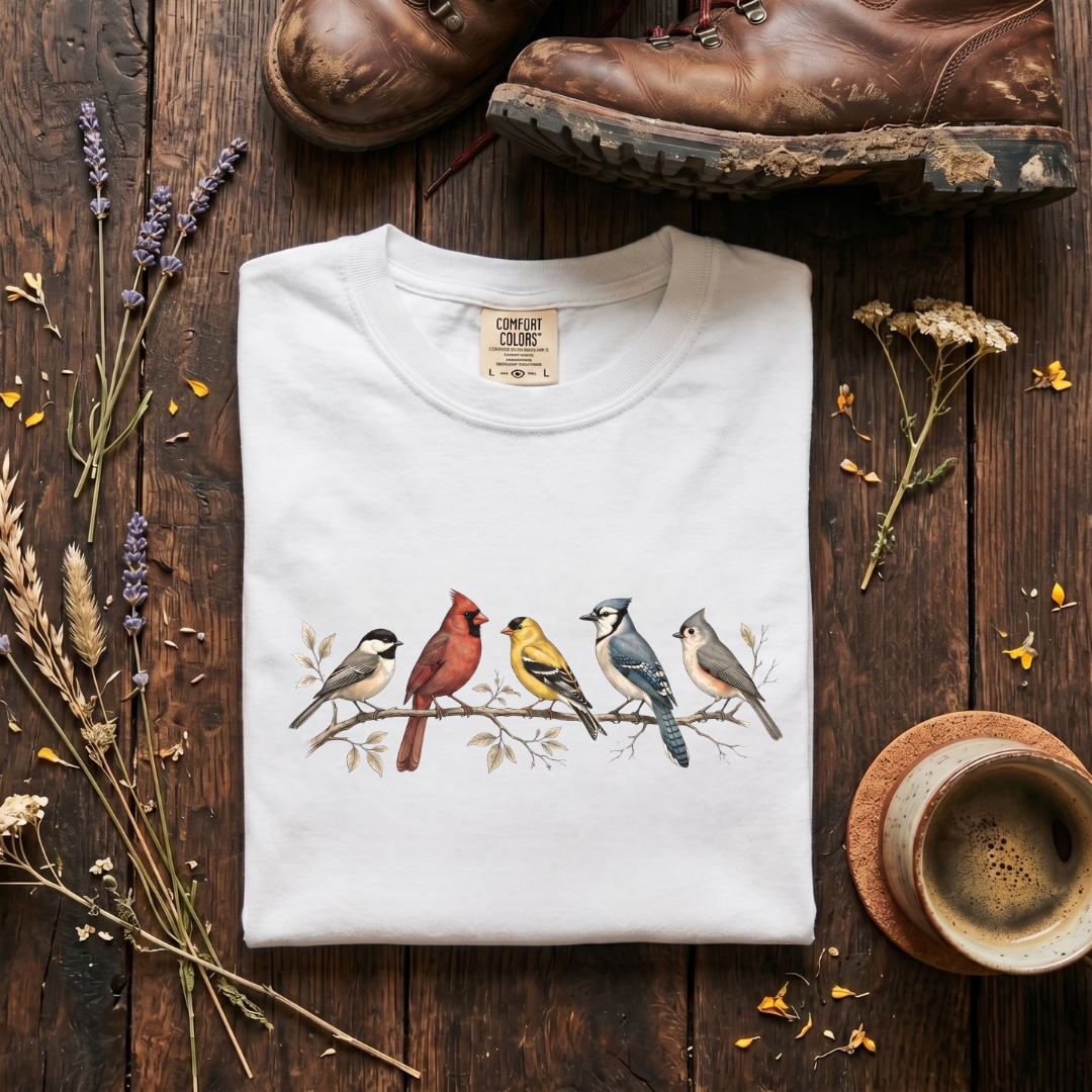 Backyard Regulars - Field Guide Row T-Shirt