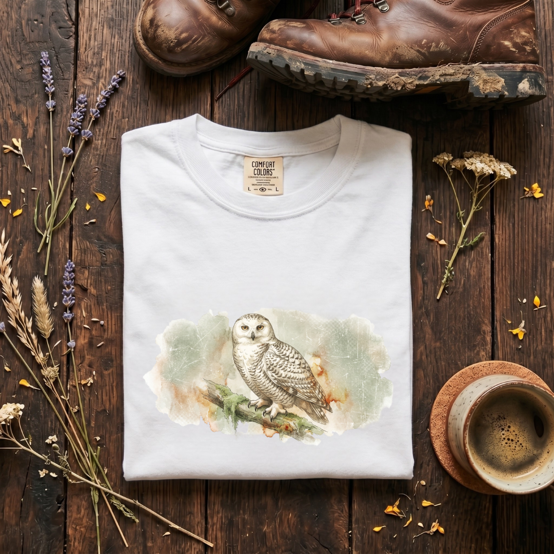 Snowy Owl - The Tundra Silence T-Shirt