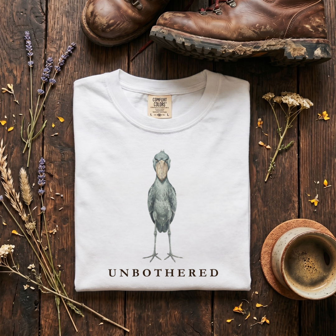 Shoebill - Unbothered T-Shirt