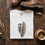 Black-capped Chickadee - The Vertical Axis T-Shirt