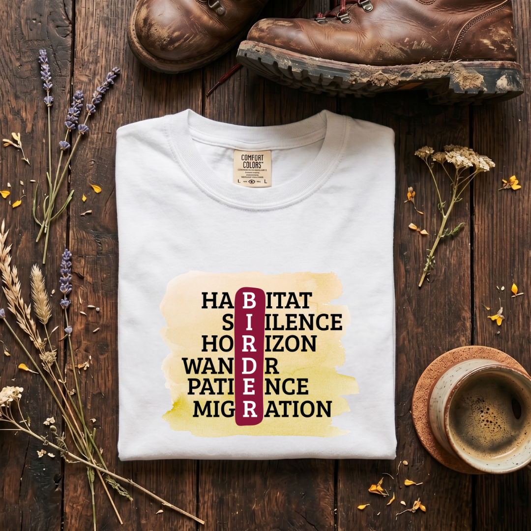The Birder’s Manifesto - Watercolor T-Shirt